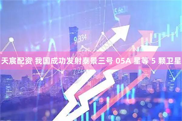 天宸配资 我国成功发射泰景三号 05A 星等 5 颗卫星